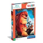 Clementoni Puzzle Supercolor Disney Mbreti Luan, 104 copë – foto 2