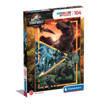 Clementoni Сложувалка Supercolor Jurassic World, 104 парчиња – слика 2