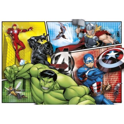 Clementoni Сложувалка Supercolor Marvel Avengers, 104 парчиња