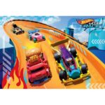 Clementoni Maxi сложувалка Supercolor Hot Wheels Let's Race, 24 парчиња – слика 3