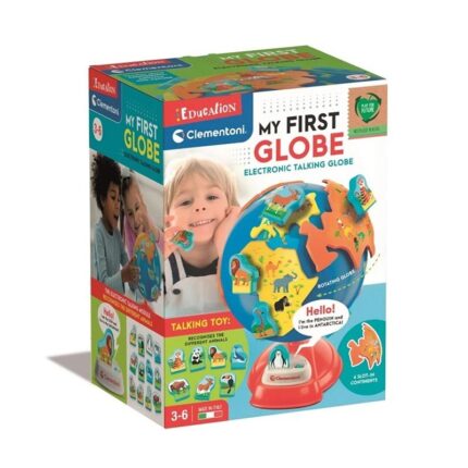 Clementoni Интерактивен глобус што зборува My First Globe, на англиски јазик – слика 2