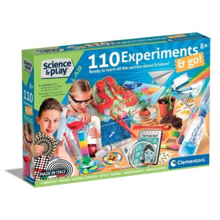 Clementoni Научен сет Science & Play Lab 110 Experiments & Go!, хемија и физика – слика 2
