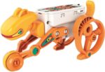 Clementoni Робот за склопување Science & Play Action Robots Runner, портокалов