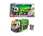 Dickie Toys Камион за ѓубре Mercedes 26 cm со светло и звук – слика 5