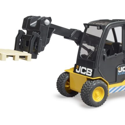 Bruder Телескопски виљушкар JCB Teletruk со палета, 1:16
