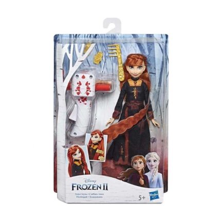 Hasbro Кукла Ана Disney Frozen II Sister Styles со справа за плетенки