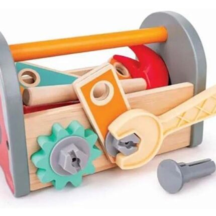 Hape Дрвен сет алати Fix-It Tool Kit во кутија со чудовиште