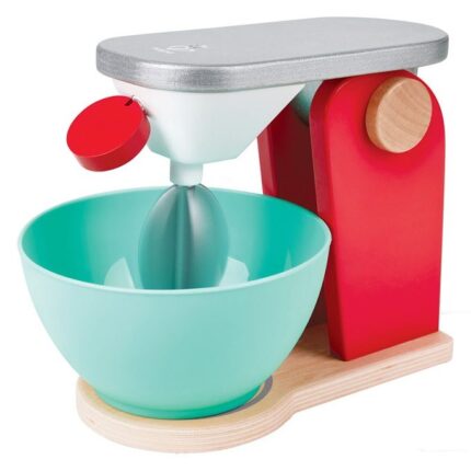 Hape Дрвен миксер за играње Mix & Bake, со сад за мешање