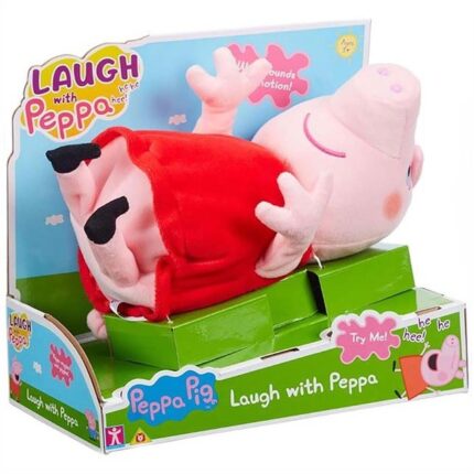 Peppa Pig Интерактивна плишана Пепа Laugh with Peppa, со звуци