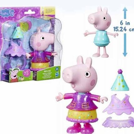 Hasbro Фигура Peppa Pig со облека за пресоборување, 7 делови
