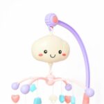 Vivakids музичка вртелешка за креветче Crib Bell со мече на месечина – слика 5