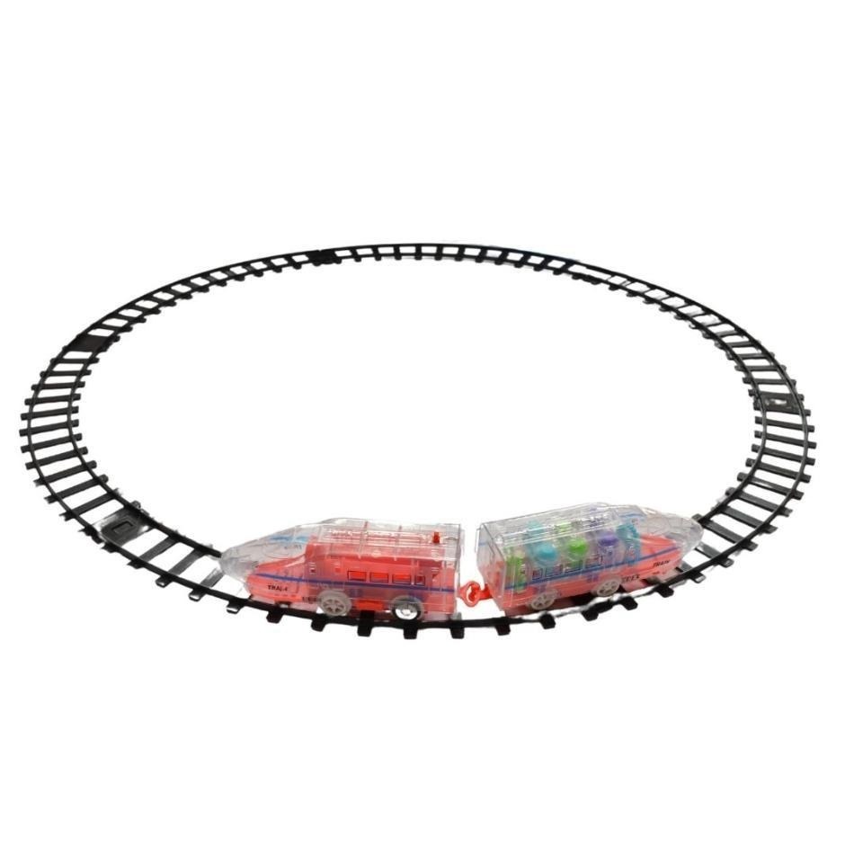 Pistë me tren City Express me stacion, drita dhe tinguj, 74 x 74 cm Pistë me tren City Express me stacion, drita dhe tinguj, 74 x 74 cm