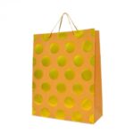 Qese dekorative dhuratash me pika të shndritshme prej folieje, 26 x 32 x 10 cm – foto 4