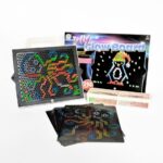 Светлечка табла со иглички DIY Glow Board, 296 делчиња и шаблони – слика 2