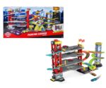 Dickie Toys 4-level garage with lift, 4 metal cars and helicopter – image 4