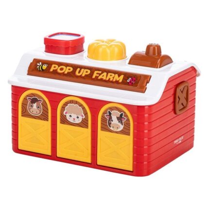 Free2Play Интерактивна фарма Pop Up Farm, 3 животни што искокнуваат и пијано – слика 2