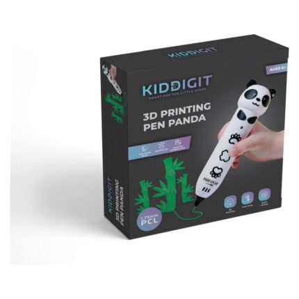 Free2Play Kiddigit 3D пенкало Панда со ниска температура и PCL филамент во 10 бои – слика 2
