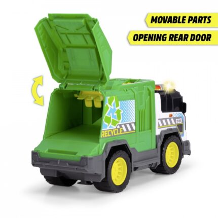Dickie Toys Камион за отпад Recycle Truck 30 cm со светло и звук – слика 2