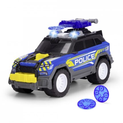 Dickie Toys Полициско SUV возило 30 cm со лансер на дискови, светло и звук