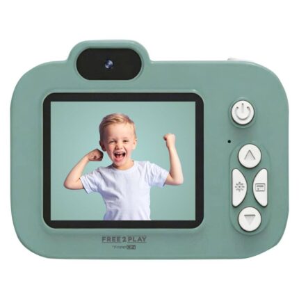 Free2Play Kiddigit Aparat fotografik dixhital për fëmijë me kamerë të dyfishtë, i gjelbër – foto 2
