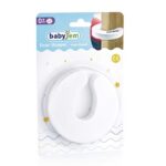 Baby Jem Заштитник стопер за врата против приклештување прсти, бел – слика 2