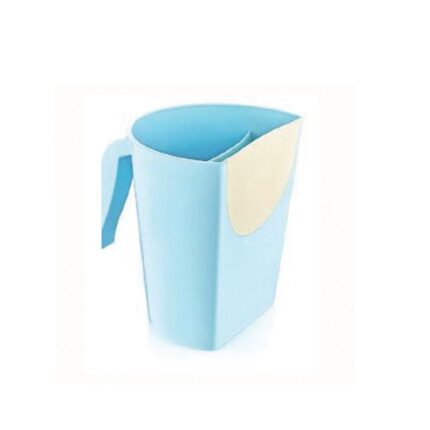 Baby Jem Сад за полевање Magic Cup со силиконски раб за миење коса, син