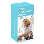Baby Jem Марама за носење бебе (слинг) од памук, сива – слика 2