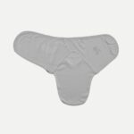 Baby Jem Памучна прекривка за повивање со чичак, 0–3 месеци, сива – слика 5