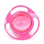 Baby Jem Чинија Amazing Bowl што не се истура, ротација 360°, розова