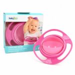 Baby Jem Чинија Amazing Bowl што не се истура, ротација 360°, розова – слика 4