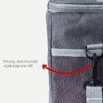 Baby Jem Insulated bag for baby food and bottles, grey – image 4