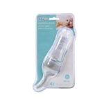 Baby Jem Силиконско шише со лажичка за пире, 90 ml, сиво – слика 4