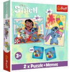Trefl Disney Lilo & Stitch 2-in-1 puzzles + memory game, 30 and 48 pieces