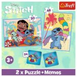 Trefl Disney Lilo & Stitch 2-in-1 puzzles + memory game, 30 and 48 pieces – image 2