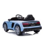 Chipolino Makinë me bateri për fëmijë Audi R8 Spyder 12 V me telekomandë, argjendtë-blu – foto 3