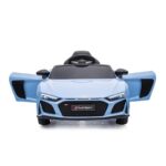 Chipolino Makinë me bateri për fëmijë Audi R8 Spyder 12 V me telekomandë, argjendtë-blu – foto 4