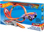 Hot Wheels Action Power Shift Raceway track with loop and 5 cars – image 2