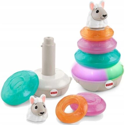 Fisher Price Светлечки конус со прстени Лама Linkimals