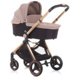 Chipolino Бебешка количка Elite 3 во 1 со автоседиште, Hummus (беж) – слика 2