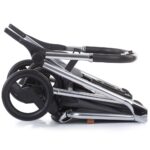 Chipolino Бебешка количка Pirouette 3 во 1 со ротирачко седиште 360°, Asphalt (темно сива) – слика 6