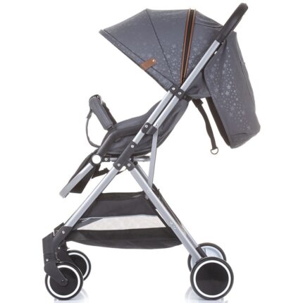 Chipolino Clarice summer baby stroller from birth to 15 kg, Graphite (gray) – image 2