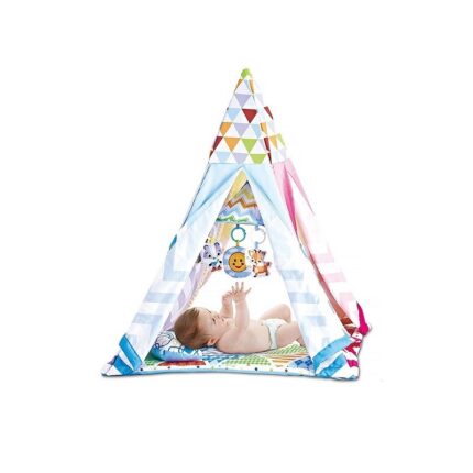 Chipolino Подлога за играње и шатор 2 во 1 Zig Zag со музичка играчка и 20 топчиња