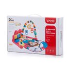 Chipolino Музичка подлога за играње Monkey со пијано и проектор, црвена – слика 5