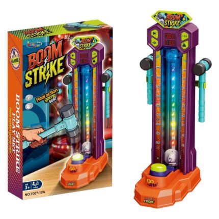 KingSport Игра со чекан Boom Strike – кула за мерење сила со светла