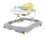 FreeON Проодувалка Little Driver со волан и музичка табла, жолта – слика 2
