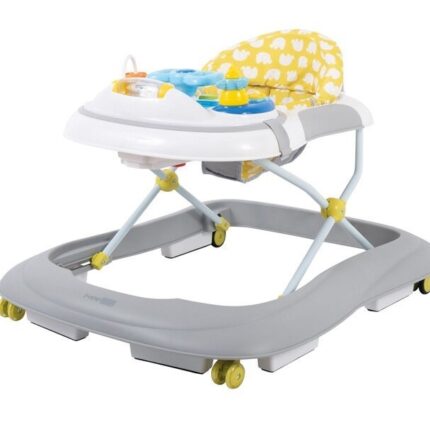 FreeON Проодувалка Little Driver со волан и музичка табла, жолта – слика 2