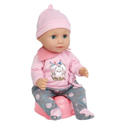RL Бебе-кукла 35 cm што пие и мочка, со 10 звуци и додатоци
