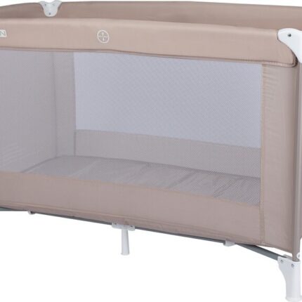 FreeON Преносно креветче Love 120 x 60 cm, беж со мотив на мрзливец