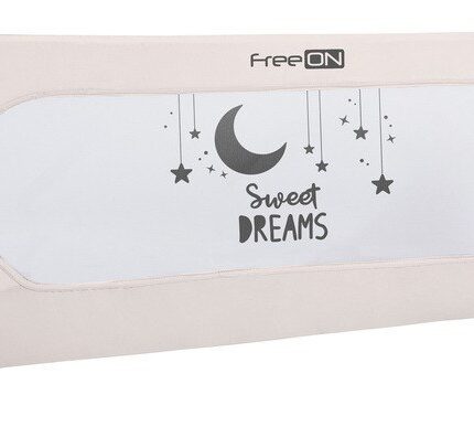 FreeON Заштитна ограда за кревет Sweet Dreams 135 cm, крем