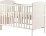 FreeON Дрвено креветче за бебе Lory 120 x 60 cm, бело – слика 3